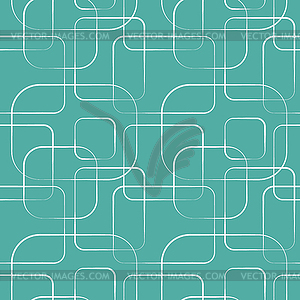 Abstract geometric line and square seamless pattern - vector clip art