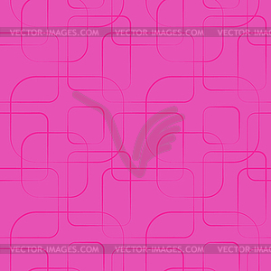 Abstract geometric line and square seamless pattern - vector clipart / vector image