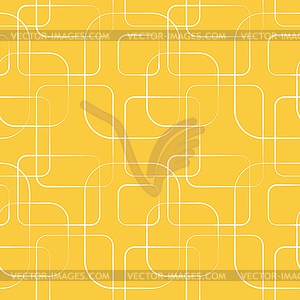 Abstract geometric line and square seamless pattern - vector clipart