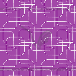 Abstract geometric line and square seamless pattern - color vector clipart