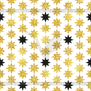 Retro colorful star seamless pattern - vector image