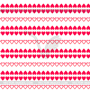 Valentine day seamless pattern - vector image