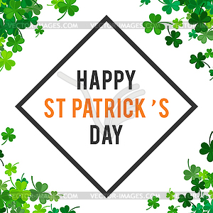 St Patricks Day background - vector image