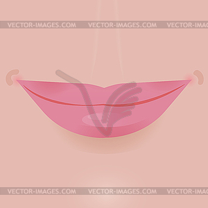 Glamour lip icon - vector clip art