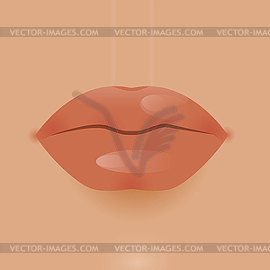 Glamour lip icon - vector clipart