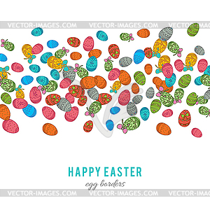 Красочные пасхальное яйцо - изображение в векторе