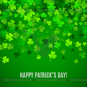 St Patrick`s Day background - royalty-free vector image