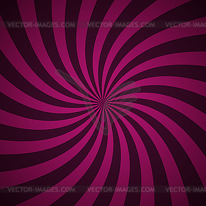 Swirling radial pattern background - vector clipart