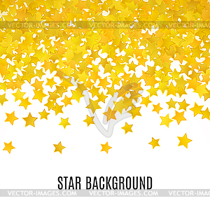 Abstract yellow star background - vector EPS clipart
