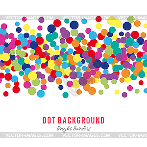 Colorful abstract dot background - vector image