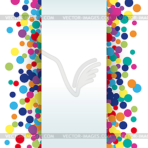 Colorful abstract spot background - vector image