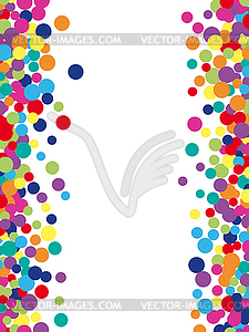 Colorful abstract spot background - vector image