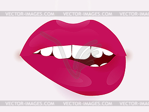 Glamour lip icon - vector clipart