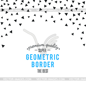 Triangle geometric background - vector image