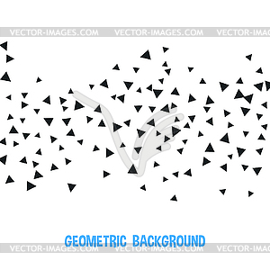 Abstract triangle geometric background - vector clipart