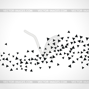 Abstract triangle geometric background - vector clipart