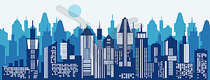 Cityscape background - vector clip art