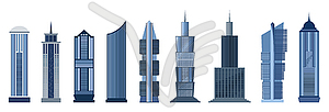 Skyscraper icons - vector image