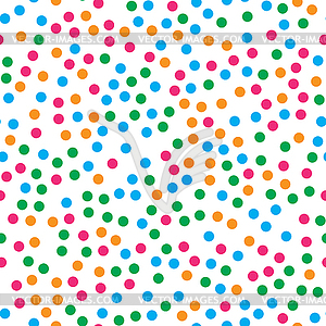 Colorful circle seamless pattern - vector clip art