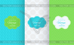 Spring seamless patterns - vector clipart