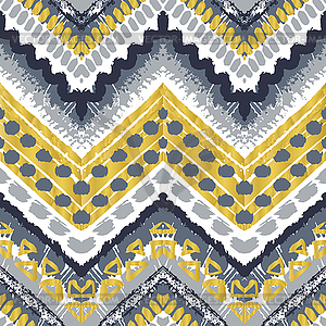 Tribal ethnic seamless pattern - vector clip art