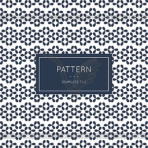 Geometric seamless pattern - vector image