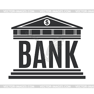 Bank concept icon - vector clipart