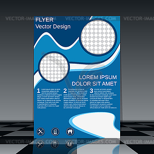 Booklet cover vector template - vector clipart