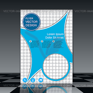 Brochure cover vector design - vector image