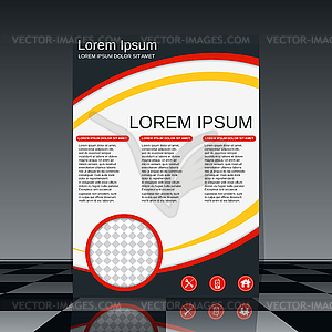Brochure cover vector design - vector clipart