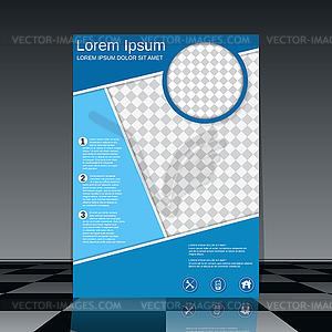 Brochure cover vector design - vector clip art