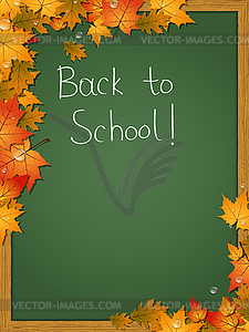 Back to school vector background - vector image