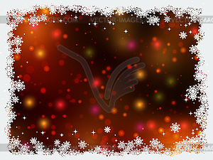 Christmas and New Year vector background - vector image