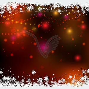 Christmas and New Year vector background - vector clip art