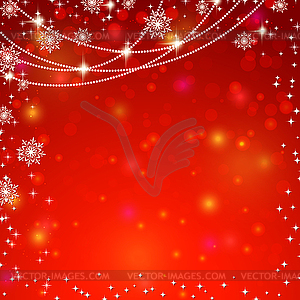 Christmas and New Year vector background - vector clip art