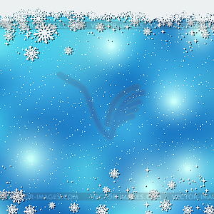 Christmas and New Year vector background - vector clipart