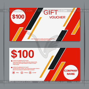 Discount coupon vector design template - vector clip art