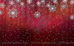 Christmas and New Year elegant blurred vector backgroun - vector clipart