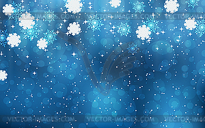 Christmas and New Year elegant blurred vector backgroun - vector clipart