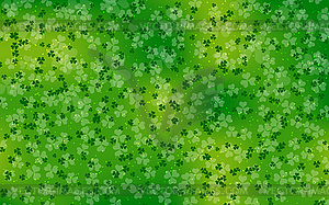 St.Patrick's Day green vector background - royalty-free vector clipart