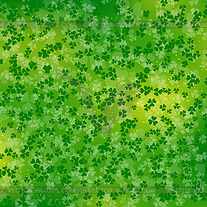 St.Patrick's Day green vector background - vector clipart