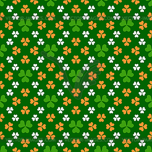 St.Patrick's Day seamless vector pattern - vector clipart