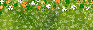 St.Patrick's Day vector banner template - vector image