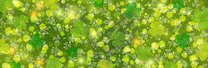 St.Patrick's Day vector banner template - vector EPS clipart
