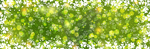 St.Patrick's Day vector banner template - vector clipart