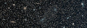 Ночное небо, векторный фон - векторное изображение