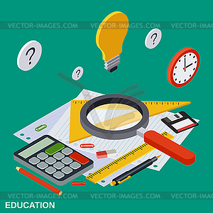 School education vector illustration - vector clip art