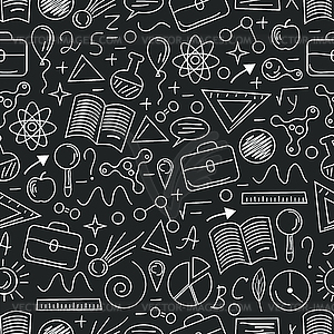 Education seamless vector pattern - vector clipart