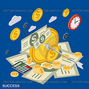 Business success vector concept - vector image