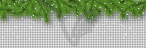Christmas and New Year vector banner template - vector clip art